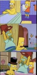 Homer revenge three panel Meme Template