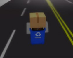 Trash can man Meme Template