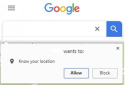 google wants to know your location WIDE Meme Template