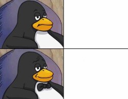 Linux Penguin Tux Tuxedo Meme Template