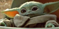 I don't think its cute,Baby Yoda Meme Template