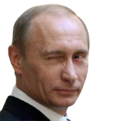 Vladimir Putin transparent Meme Template