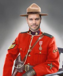 Joseph "Joe" Murray as a Mountie Meme Template