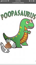 Poopasaurus Meme Template