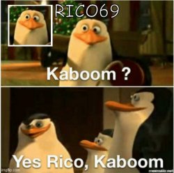 rico69 announcement template Meme Template