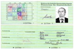 Wladimir Putin Stasi KGB ID Meme Template