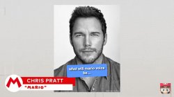 Chris pratt voiced mario for 2022 Meme Template