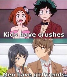 kids have crushes Meme Template