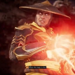 Raiden what vile magic is this Meme Template