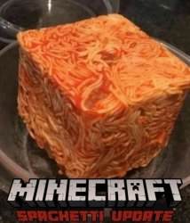 spaghetti cube Meme Template