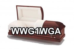 wwg1wga coffin Meme Template