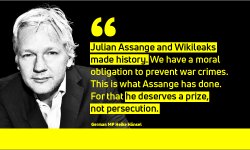 Julian Assange Hansel quote_blank Meme Template