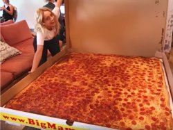 Giant Pizza Meme Template