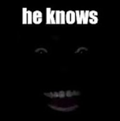 He Knows Meme Template