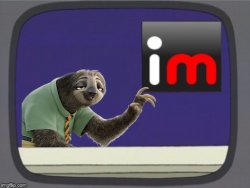 Sloth announcement Meme Template