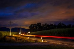 Rural Road at Night Meme Template