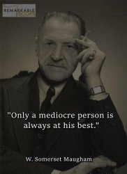 W. Some rest Maugham quote Meme Template