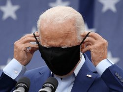 Biden Mask over FACE Meme Template