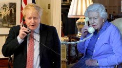 Boris calling the queen Meme Template