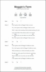 Maggie’s Farm lyrics Meme Template