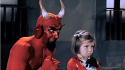 Santa Claus vs The Devil Meme Template