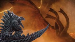Godzilla vs. 3-headed dragon Meme Template