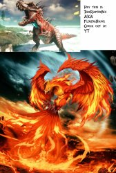 DarRaptorBoi Phoenix Template Meme Template