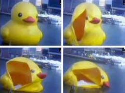 Giant Exploding Duck Meme Template