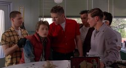 Biff Marty George  from Back to the Future #2 Meme Template