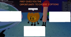 Firey's 3 options Meme Template