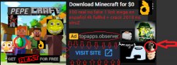 Download Minecraft Scam Meme Meme Template