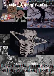 Gummyworms spooki temp Meme Template