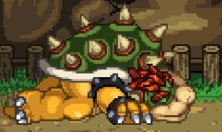 SSF2 dead Bowser Meme Template