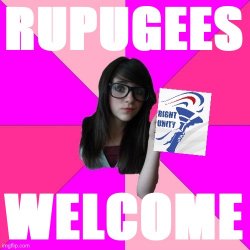 Rupugees welcome Meme Template