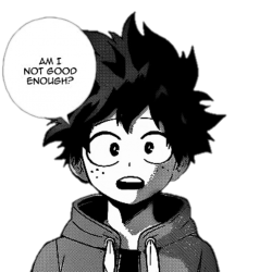 Deku am I not good enough Meme Template