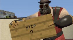 pyro stop it Meme Template