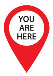 You are here sticker Meme Template