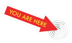 You are here sticker Meme Template