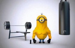 Minions Skip Leg Day Meme Template