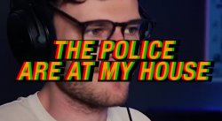 The police are at my house Meme Template