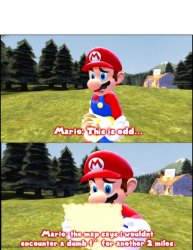 Confused Mario Meme Template