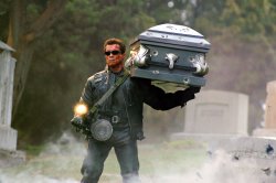 Arnold Schwarzenegger carrying Meme Template