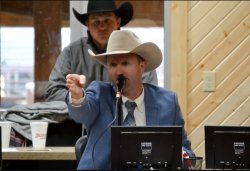 Knife hand cowboy on the mic Meme Template