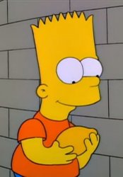 Bart finds a Lemon Meme Template