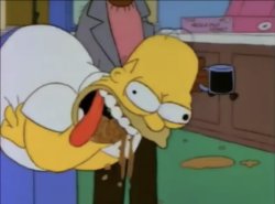 Crazy Homer Meme Template