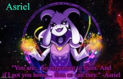 Asriel. Announcement 2.0 Meme Template