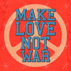 Make Love Not War Meme Template