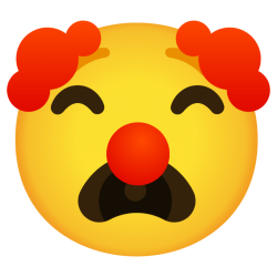Crying clown emoji Meme Template