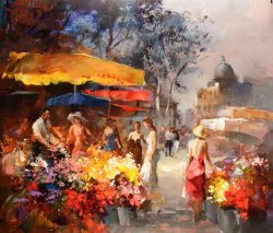Willem Haenraets - The Idyllic Garden Meme Template