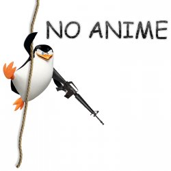 no anime skipper gun Meme Template